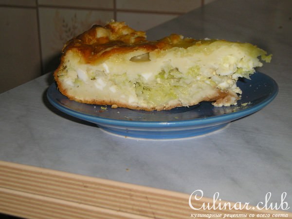 Пирог с капустной начинкой