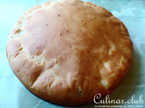 Заливной пирог с рисом,рыбой и не только.