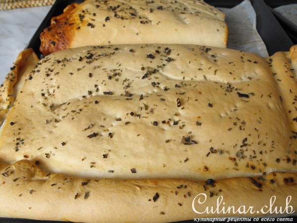 Пицца Кальцоне с фаршем