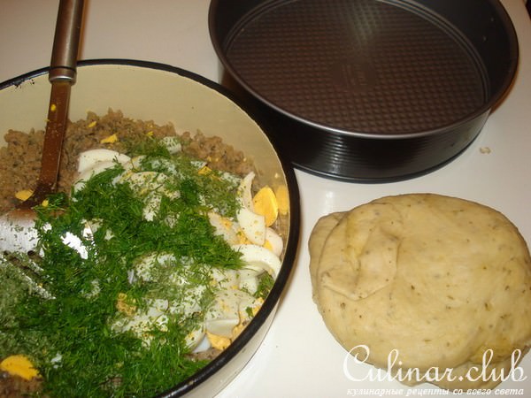 Пирог с мясом