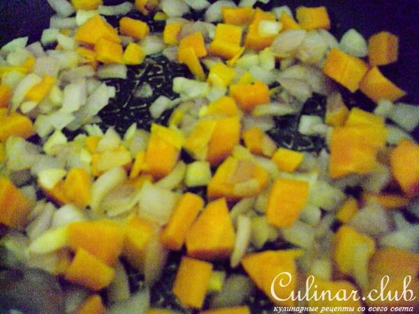 Тарт с сыром и овощами.