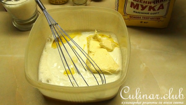 Пирог на простокваше с зеленью и яйцом. Очень вкусное тесто!