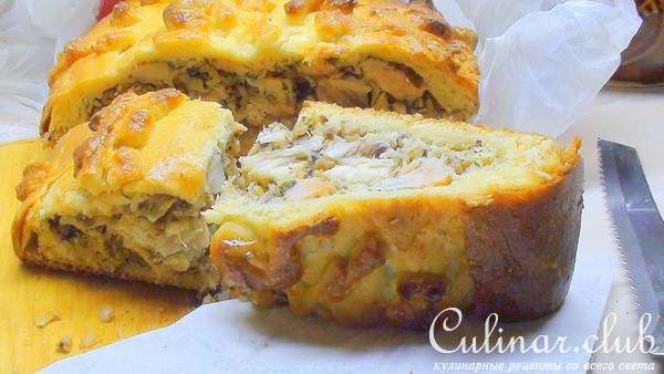 Царская кулебяка с гречкой, треской и креветками. Праздник живота удался! Дуэль.