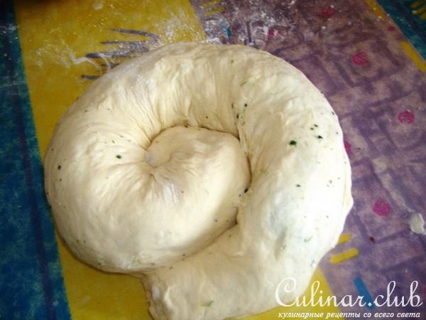 Пирог со шпинатом и сыром
