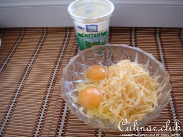 Луковый пирог из творожного теста
