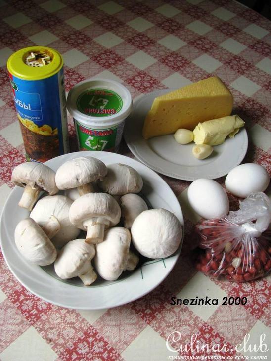 Солнечная пицца с шампиньонами и кунжутом (ДУЭЛЬ)