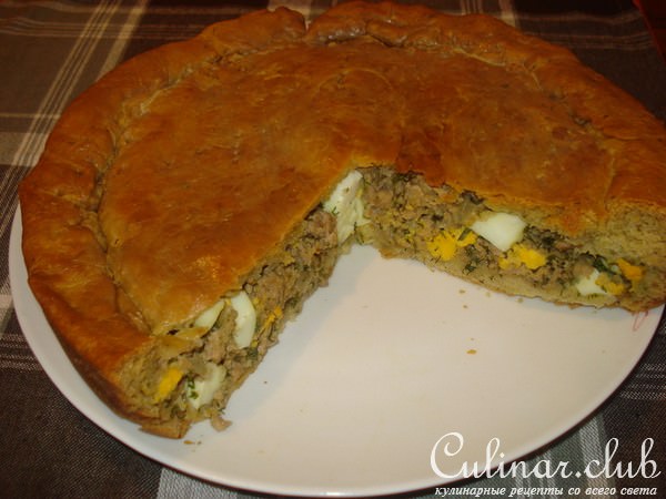 Пирог с мясом
