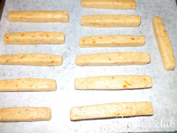 Апельсиново-ореховые палочки с шоколадом