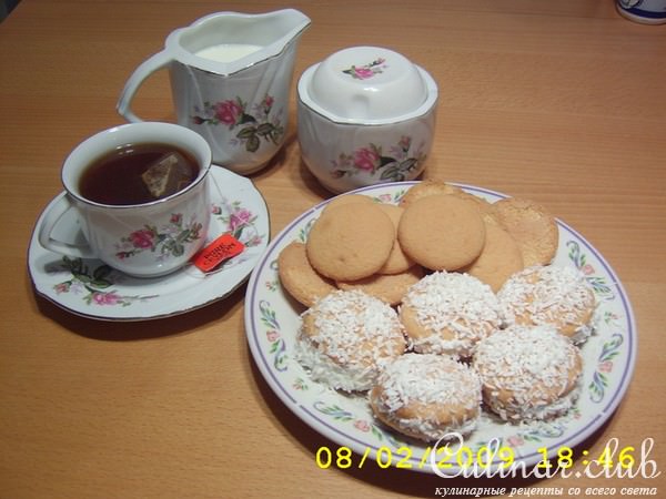 Пирожные "Снежки"