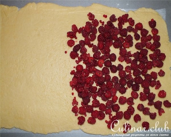 Печенье с малиной