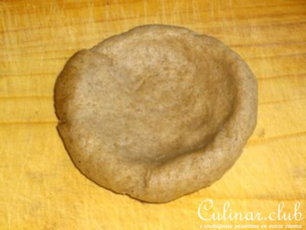 Орехово-ржаные булочки с джемом (постное)