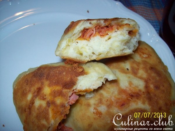 Сырные пирожки на скорую руку.