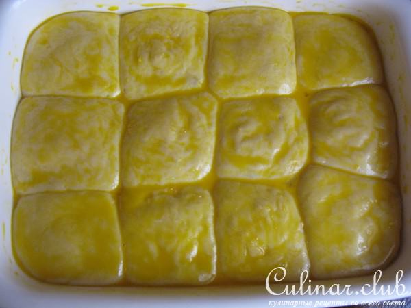 Нежные булочки-пирожки с начинкой (на яблочном соке)