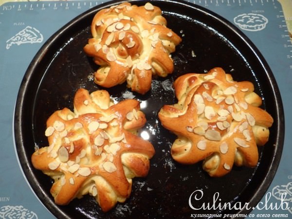 Булочки с джемом из киви