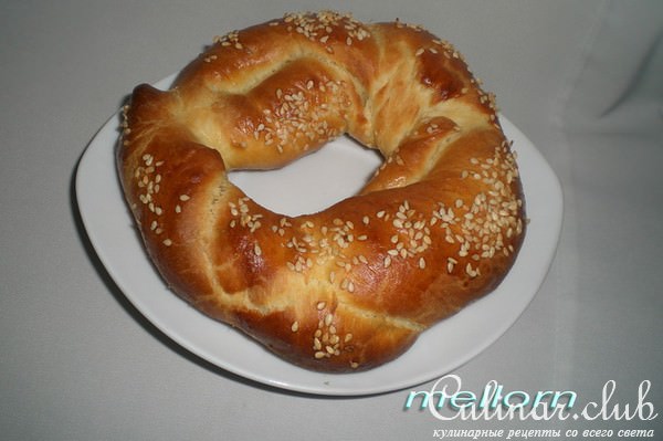 Бублики с кунжутом