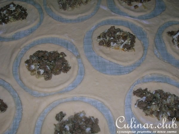 Брики с мясом и сыром