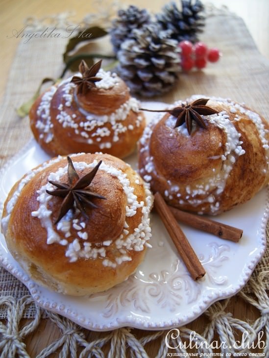 Булочки с кардамоном и корицей