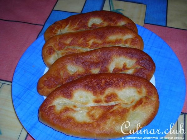 Жареные пирожки с картошкой и печёнкой