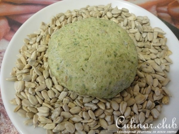 Постная булочка с перловкой