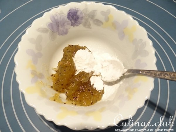 Булочки с джемом из киви