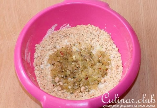 Сконы с луком и орехами