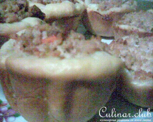 Чашечки с куриной начинкой
