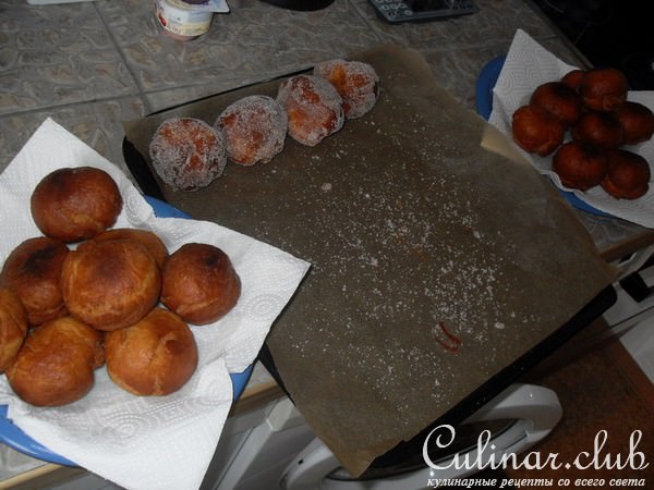 Пончики к карнавалу (Berliner или Krapfen)
