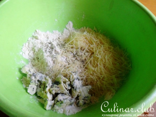 Сконы с сыром и зеленью