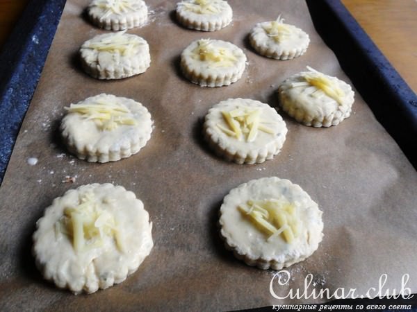 Сконы с сыром и зеленью