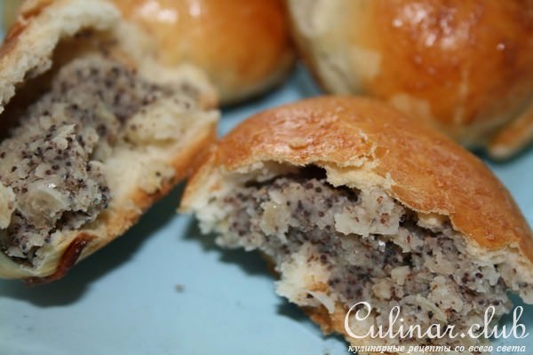 Пирожки «С фасолью и маком»