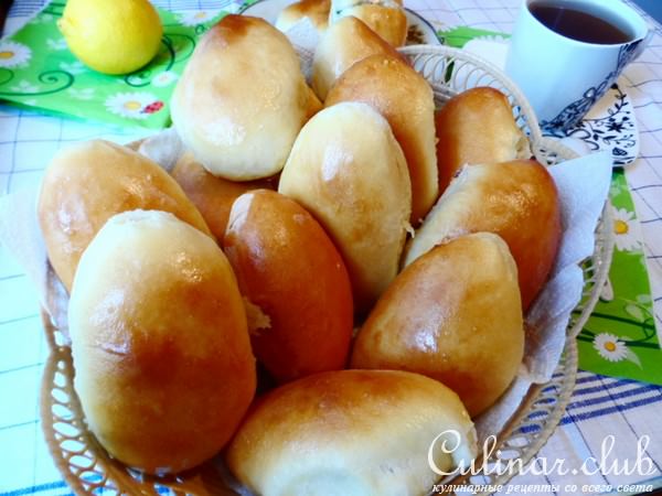 Пирожки с рисом,луком и яйцами(ещё одно удачное тесто,которое подходит в холодильнике)