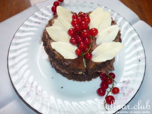 Трюфельные пирожные"Шоколадная листва" (дуэльные)