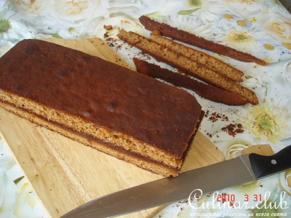 Пряничные пирожные с джемом из красной смородины