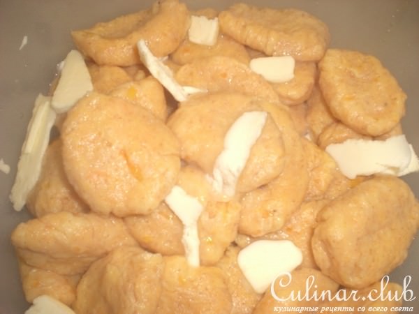 Ленивые вареники из сладкого картофеля(батата) - вариант
