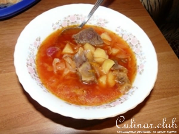 Борщ в банке.