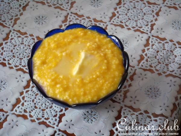 пшенная каша с тыквой