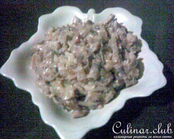 Вешенки со сметаной (грибная икра)