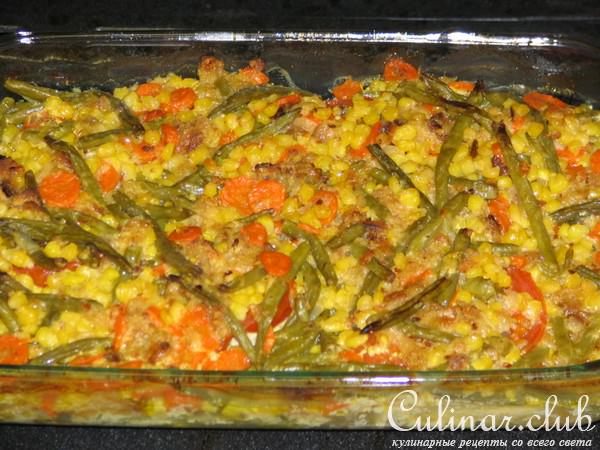 Курочка с овощами в сметане