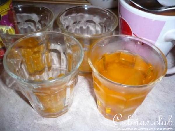 Амброзия из маскарпоне с мандариновым желе
