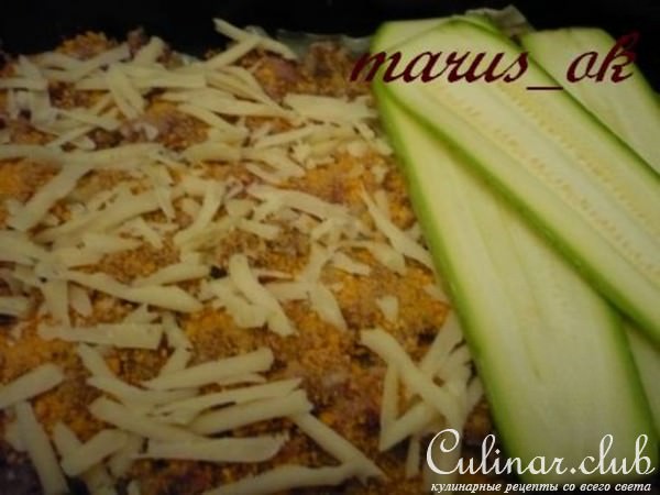 «Лазанья» с капустой, цукини и тремя сырами