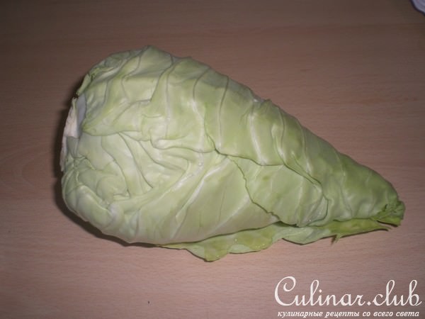 Салат из Остроконечной капусты(spitzenkohl)