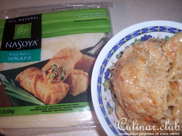 яичные роллы с капустой