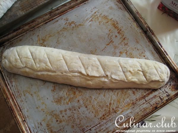 Фокачча с чесноком и укропом