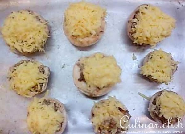 Фаршированные шампьнионы