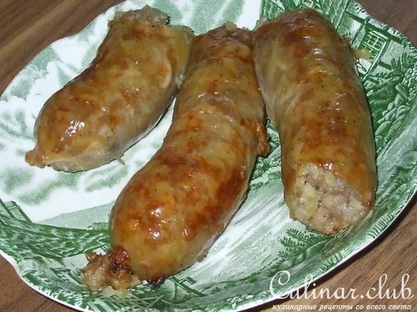 Картофельная колбаса