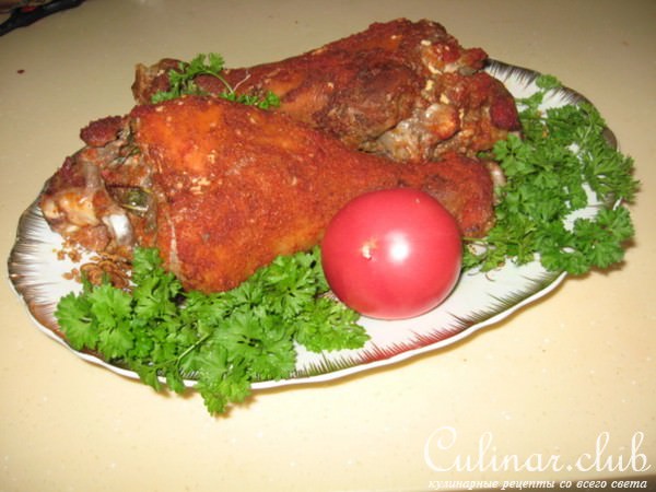 Запеченая голень индейки (Вариант)