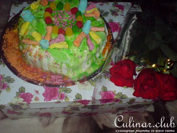 Разноцветная мастика для тортика