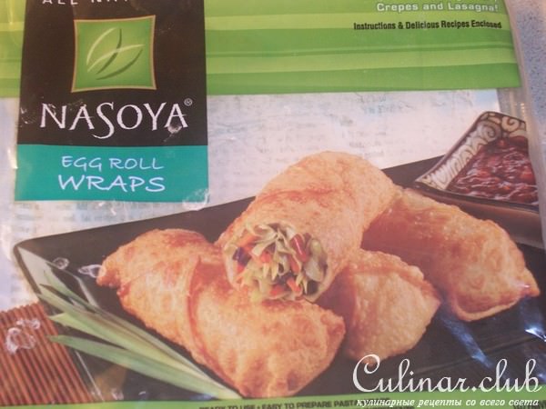 яичные роллы с капустой