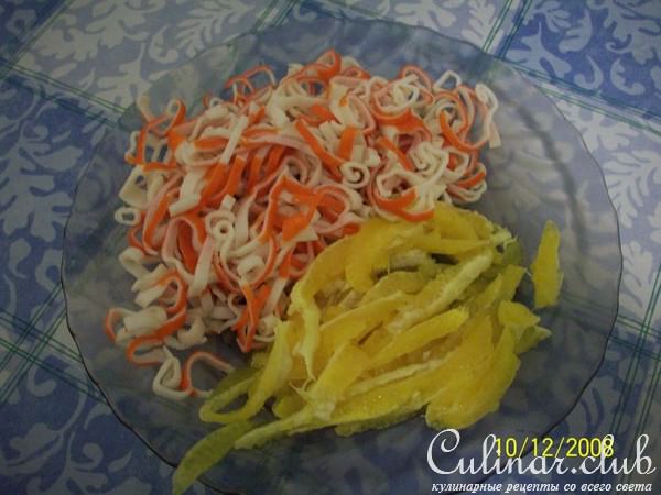макароны из крабовых палочек