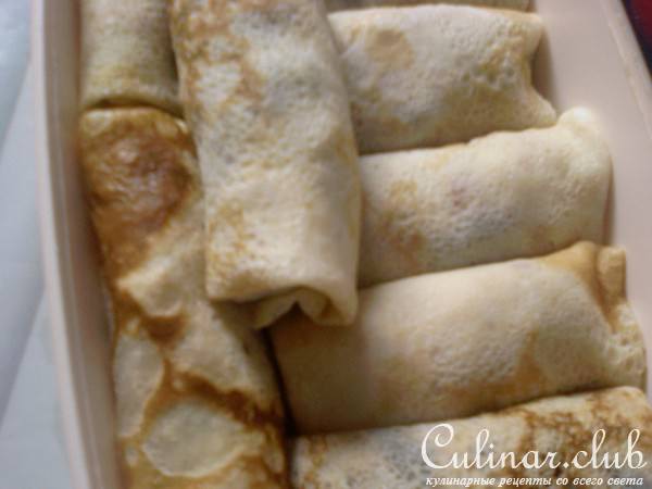Блинчики с начинкой ( вариант)